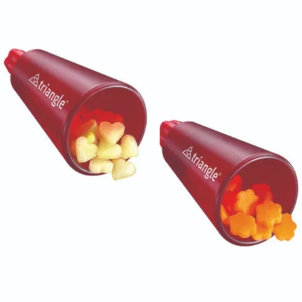 Triangle Confetti Cutter Set, 2 pc Red